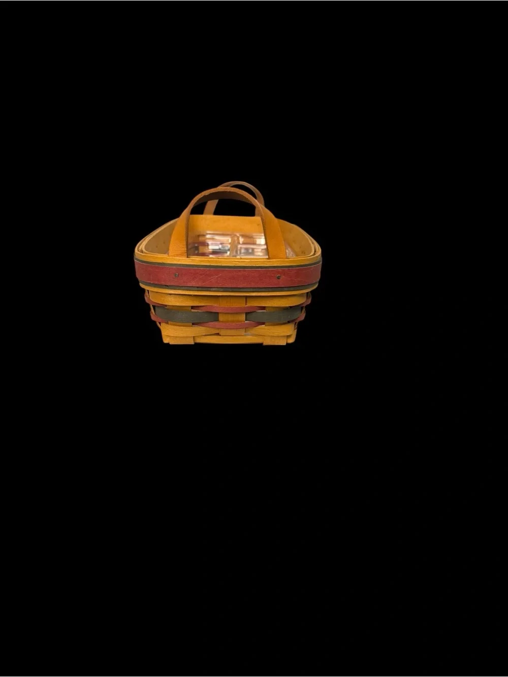 LONGABERGER FATHERS DAY Basket 1997 PERSONAL ORGANIZER- PROTECTOR/ LINER